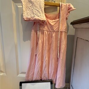 Sz 8 omijo Adorable Pink Kids Matching Set hearts